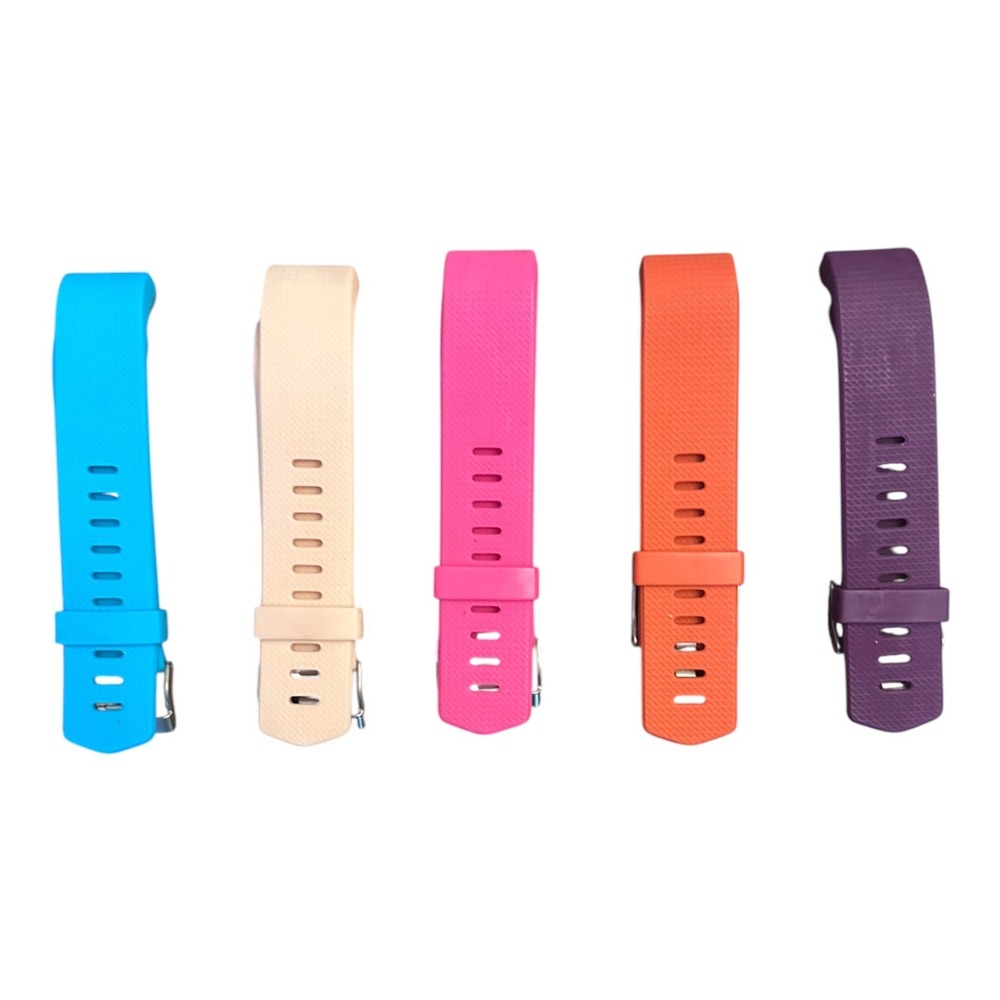 Fitbit Charge 2 Compatible Silicone Replacement Watch Bands Small Multi Lot of 5